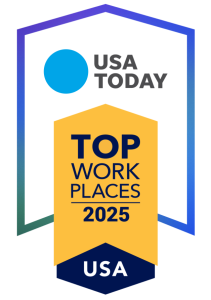 Credibly awarded as a top workplace in the USA for 2025 by USA Today.